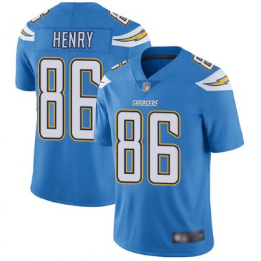 Los Angeles Chargers NFL Football Hunter Henry Electric Blue Jersey Youth Limited #86 Alternate Vapor Untouchable->youth nfl jersey->Youth Jersey
